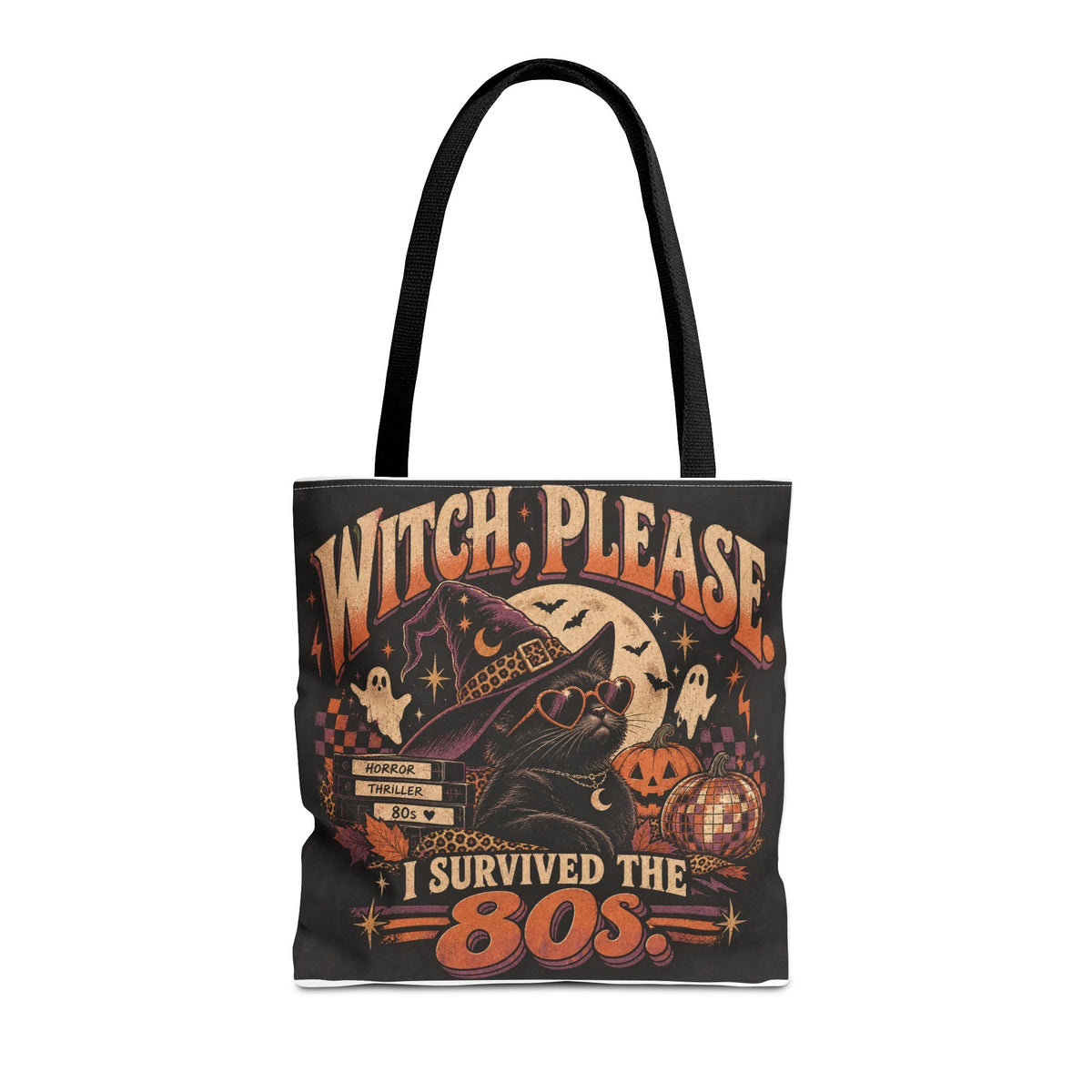 Witch, Please — 'I Survived the 80s' Halloween Tote Bag