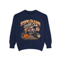 Spooky Season Social Club Sweatshirt — Halloween Skeleton Vintage Graphic