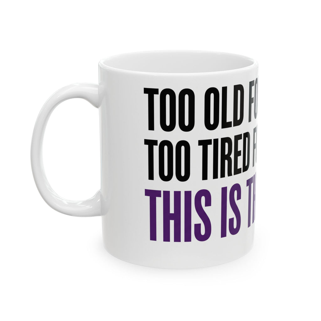Ceramic Mug — "This Is The Costume" Funny Gothic Pride Coffee Cup