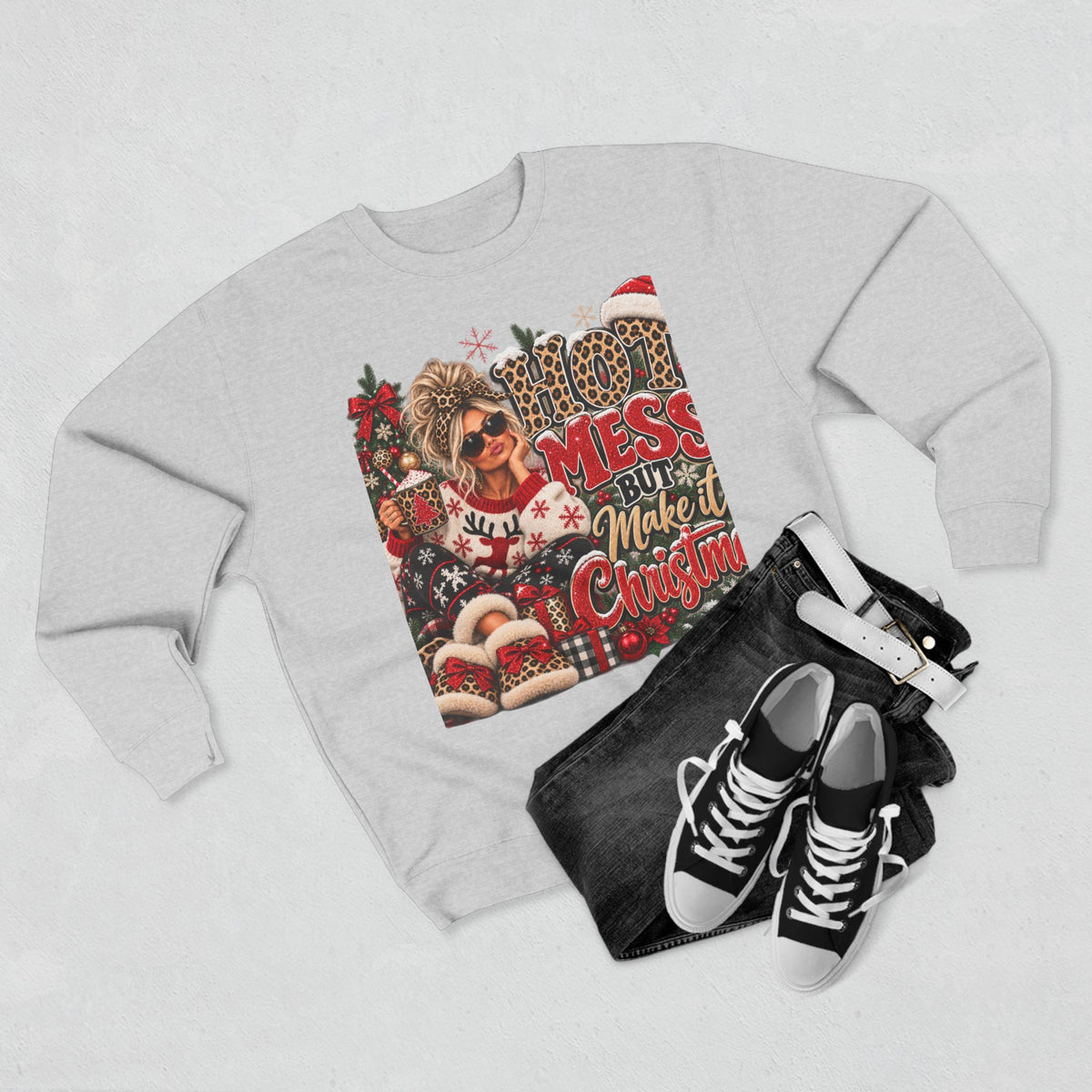 Christmas Mess But I Make It Cozy Sweatshirt