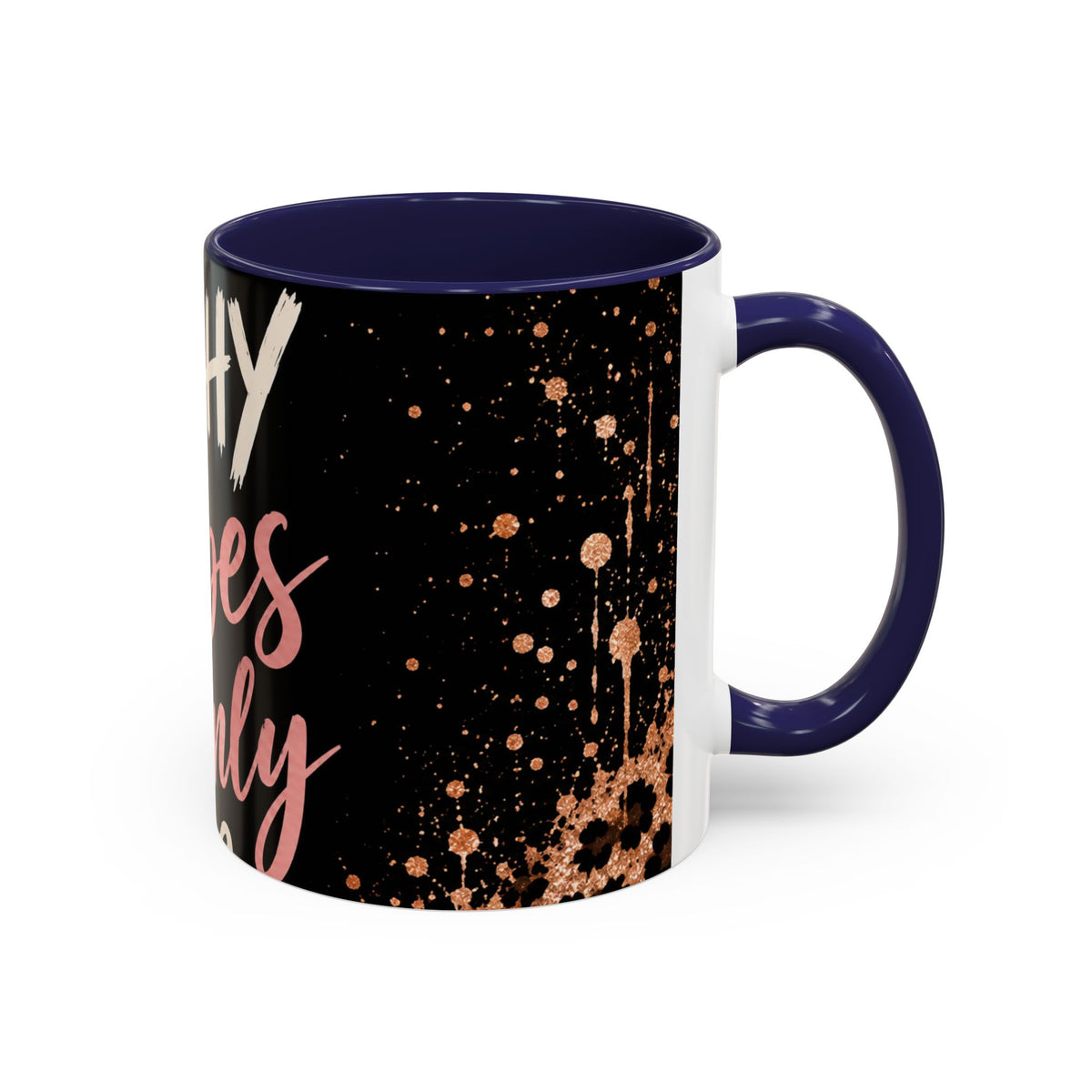 Witchy Vibes Only Accent Coffee Mug – Black Leopard Spellcaster Gift (11/15oz)
