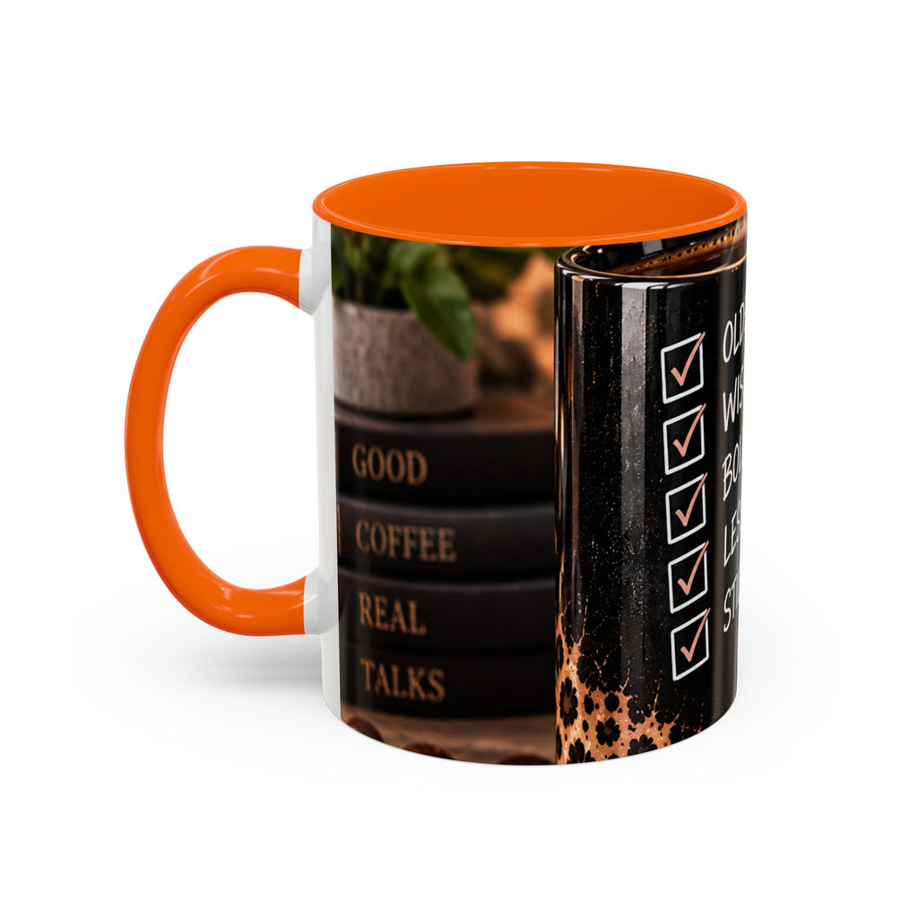 Still Thriving Coffee Mug — Older, Wiser, Bolder Leopard Accent 11/15oz