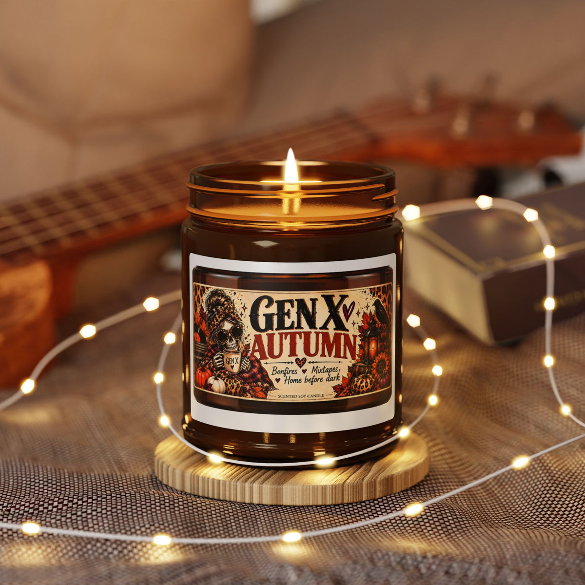 Gen X Autumn Candle Amber Jar | Scented Soy Candle