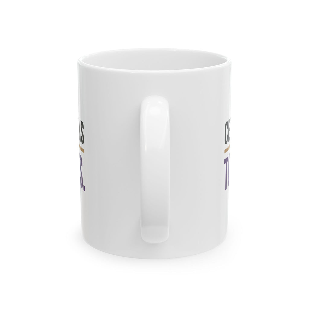 Ceramic Mug – “Too Grown for Tricks, Too Savage for Treats” Halloween Coffee Mug