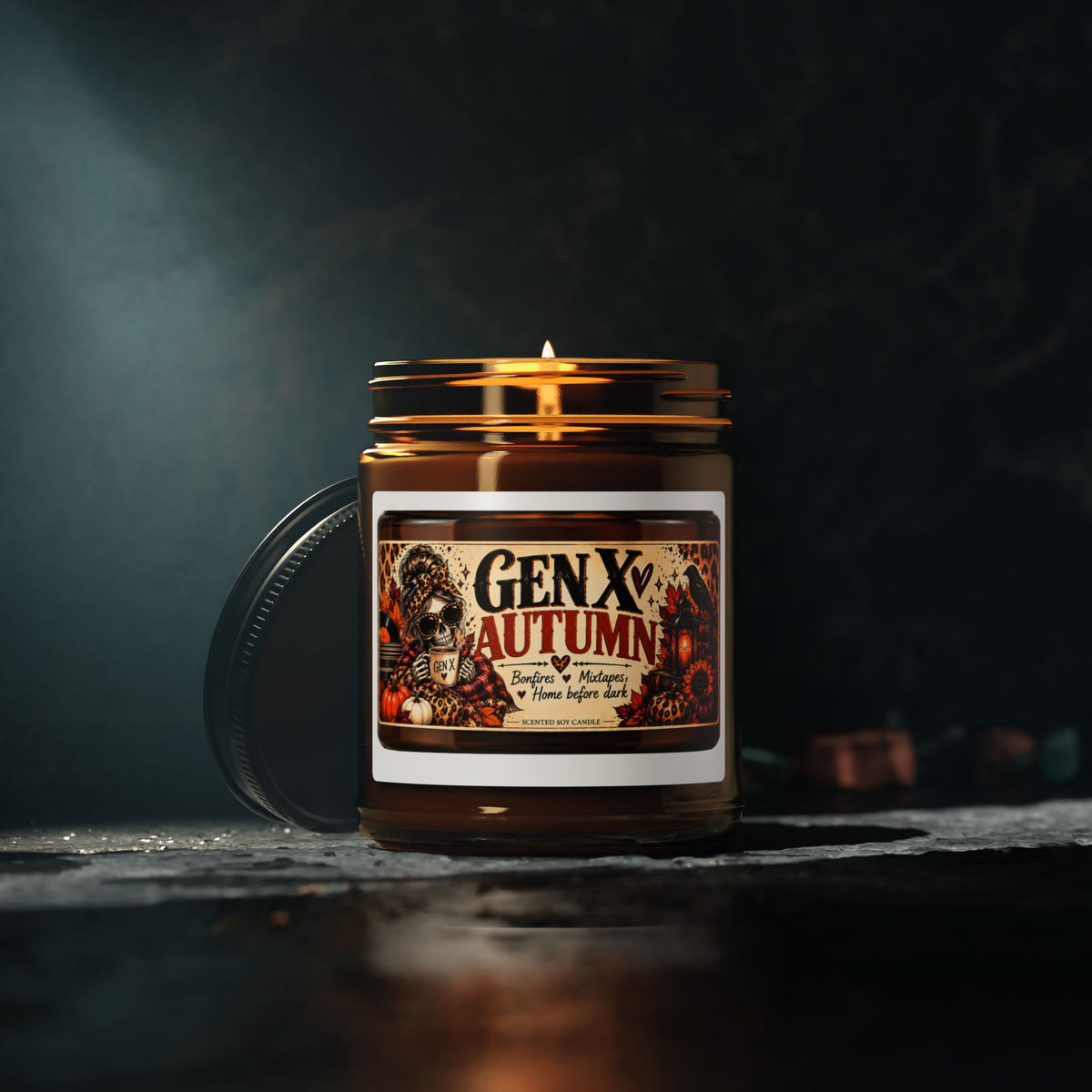 Gen X Autumn Candle Amber Jar | Scented Soy Candle