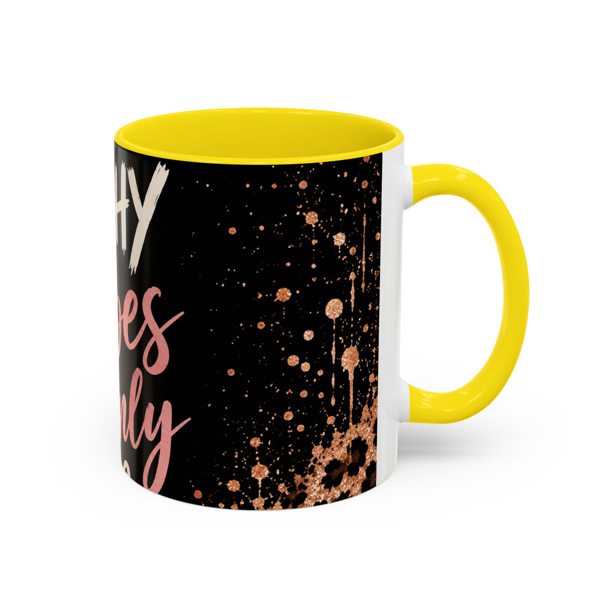 Witchy Vibes Only Accent Coffee Mug – Black Leopard Spellcaster Gift (11/15oz)