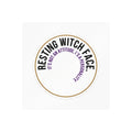 Resting Witch Face Vinyl Sticker — "It's Not An Attitude, It's A Personality" Kiss-Cut Decal