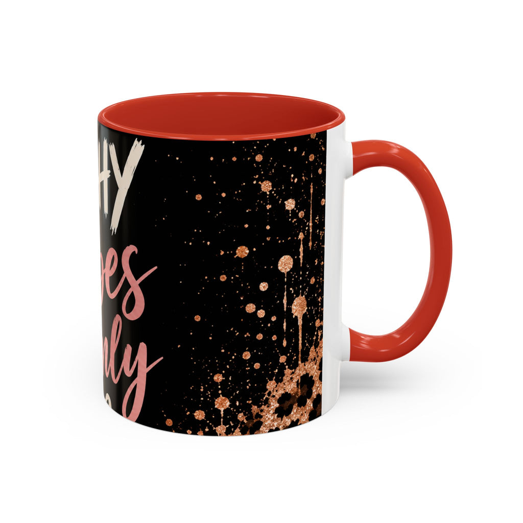 Witchy Vibes Only Accent Coffee Mug – Black Leopard Spellcaster Gift (11/15oz)