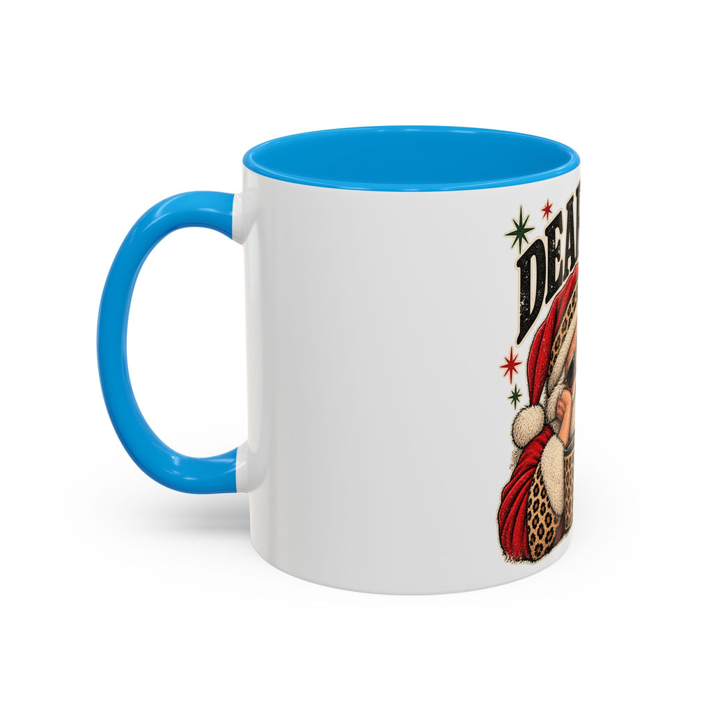 Christmas Coffee Mug - "Dear Santa, I'm Tired" Holiday Ceramic Mug (11oz/15oz)