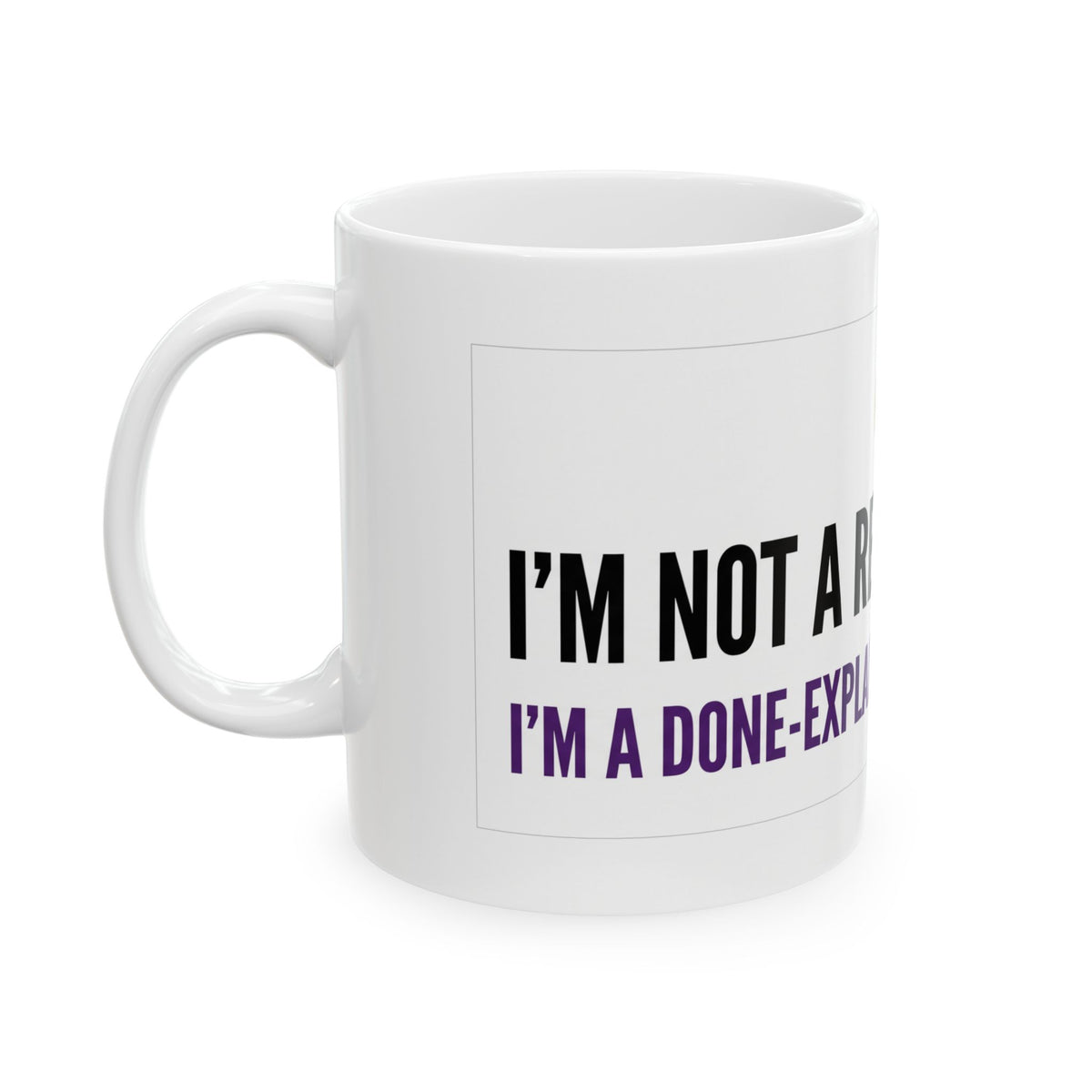 Witchy Ceramic Mug - "Not a Regular Witch" Coffee Cup (11oz/15oz)