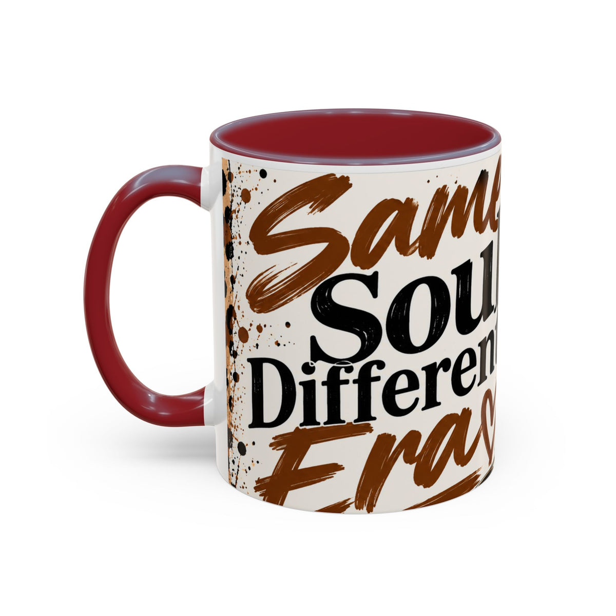 Coffee Lover Accent Mug — 'Good Coffee Bigger Mood' Leopard Design (11/15oz)