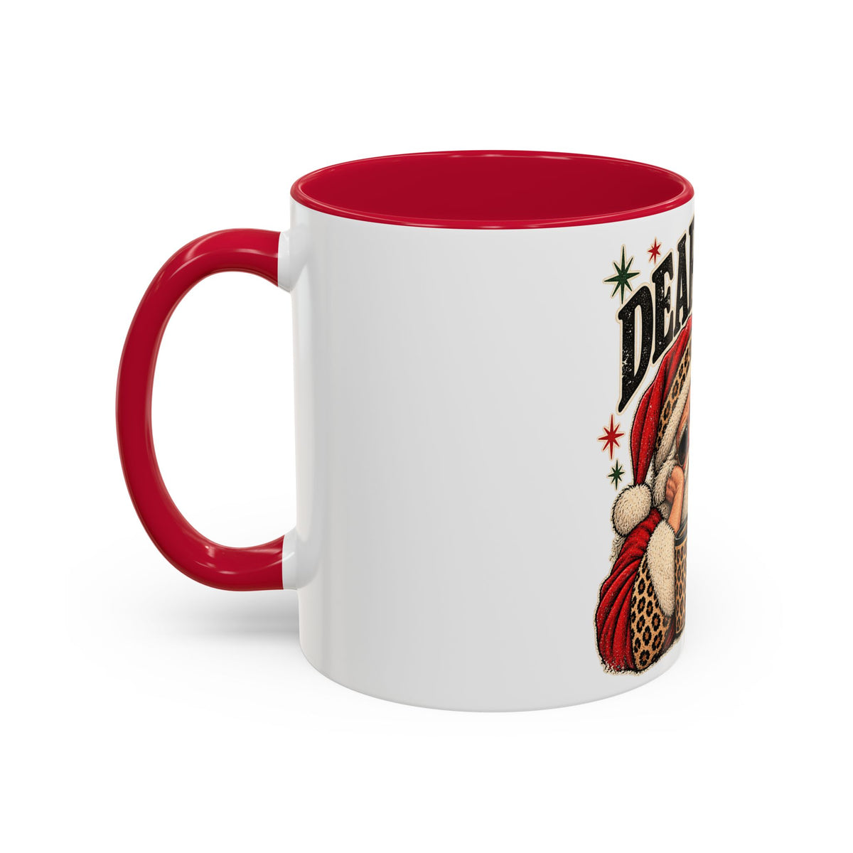 Christmas Coffee Mug - "Dear Santa, I'm Tired" Holiday Ceramic Mug (11oz/15oz)