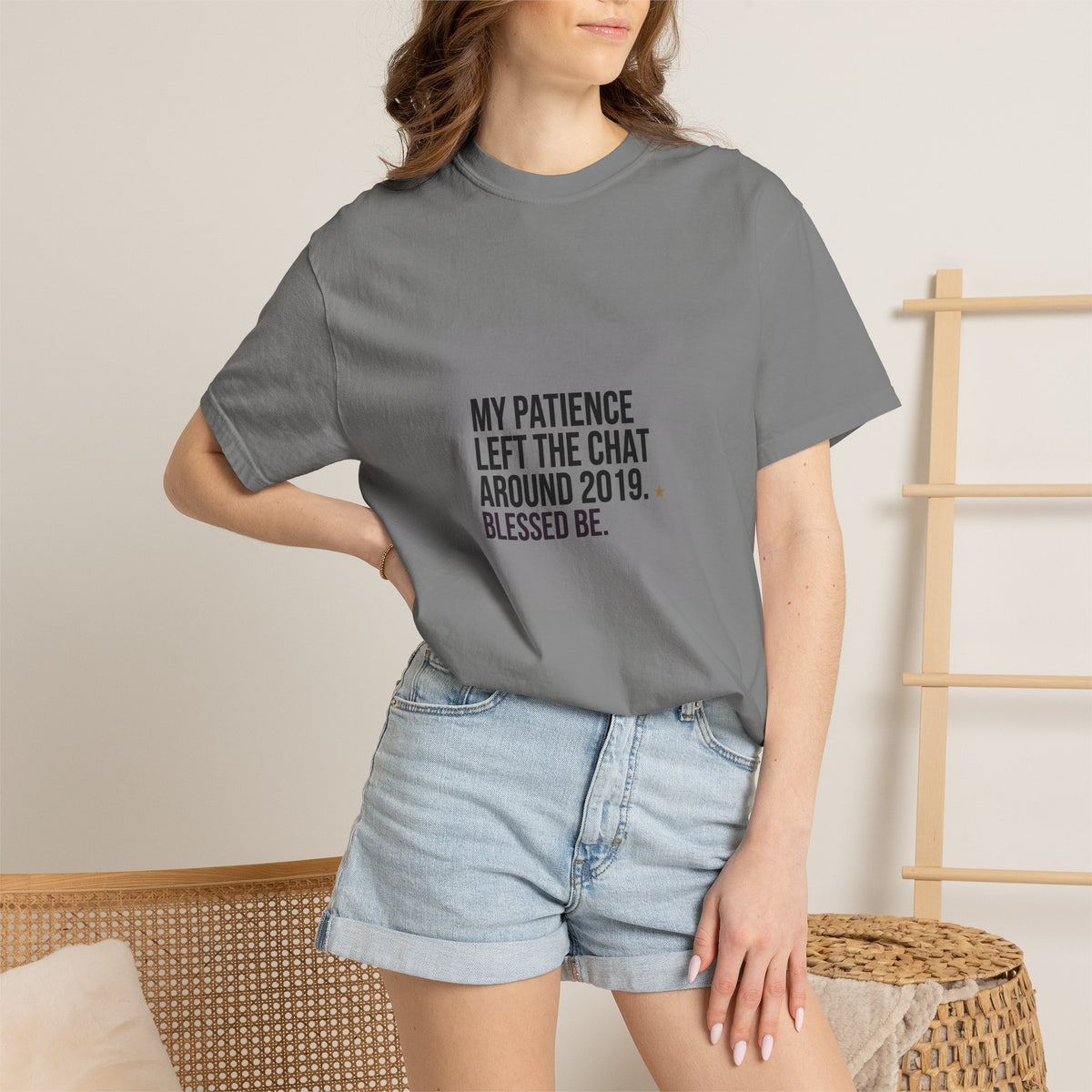 Patience Left the Chat 2019 T-Shirt