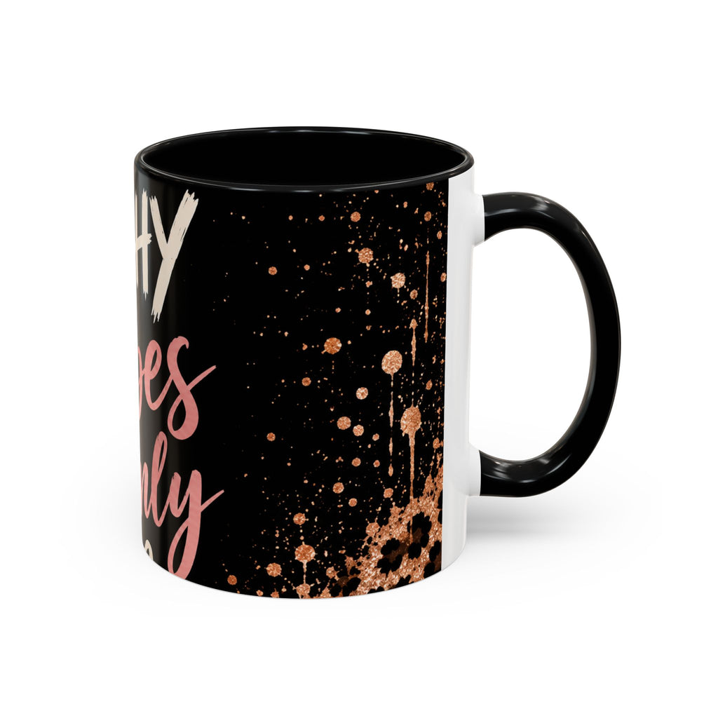 Witchy Vibes Only Accent Coffee Mug – Black Leopard Spellcaster Gift (11/15oz)