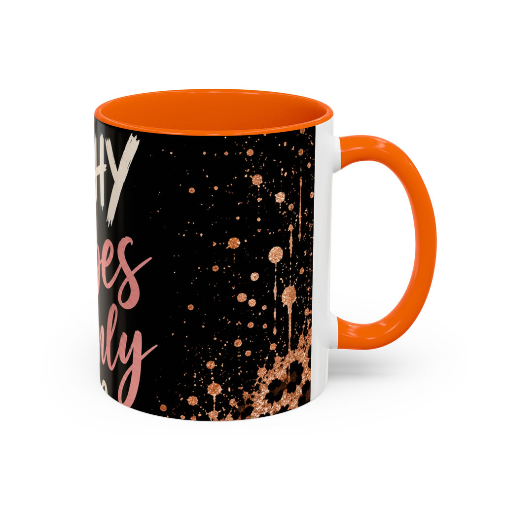 Witchy Vibes Only Accent Coffee Mug – Black Leopard Spellcaster Gift (11/15oz)