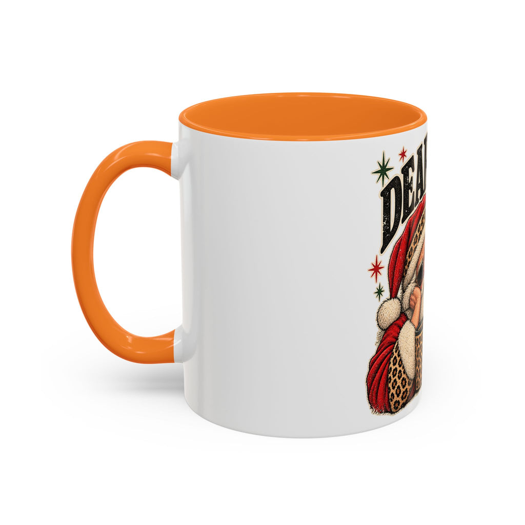 Christmas Coffee Mug - "Dear Santa, I'm Tired" Holiday Ceramic Mug (11oz/15oz)