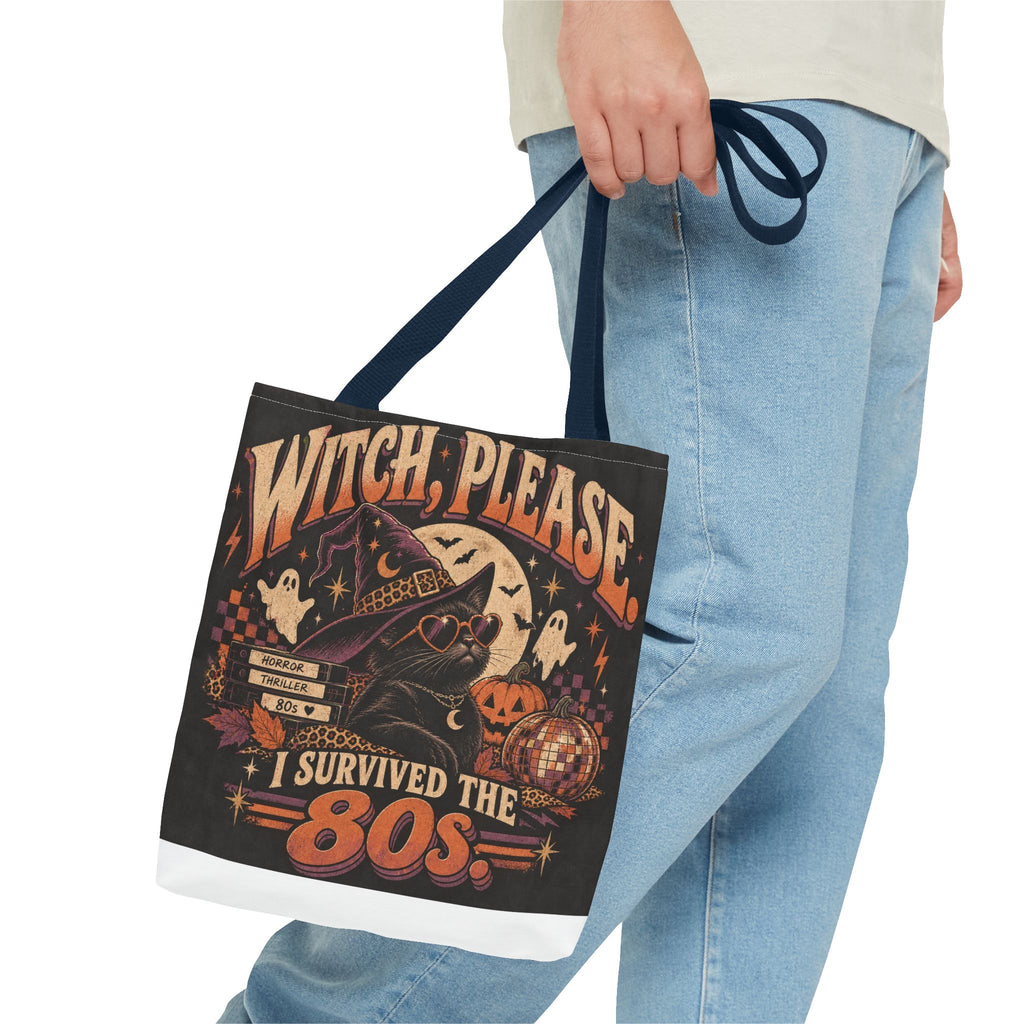 Witch, Please — 'I Survived the 80s' Halloween Tote Bag