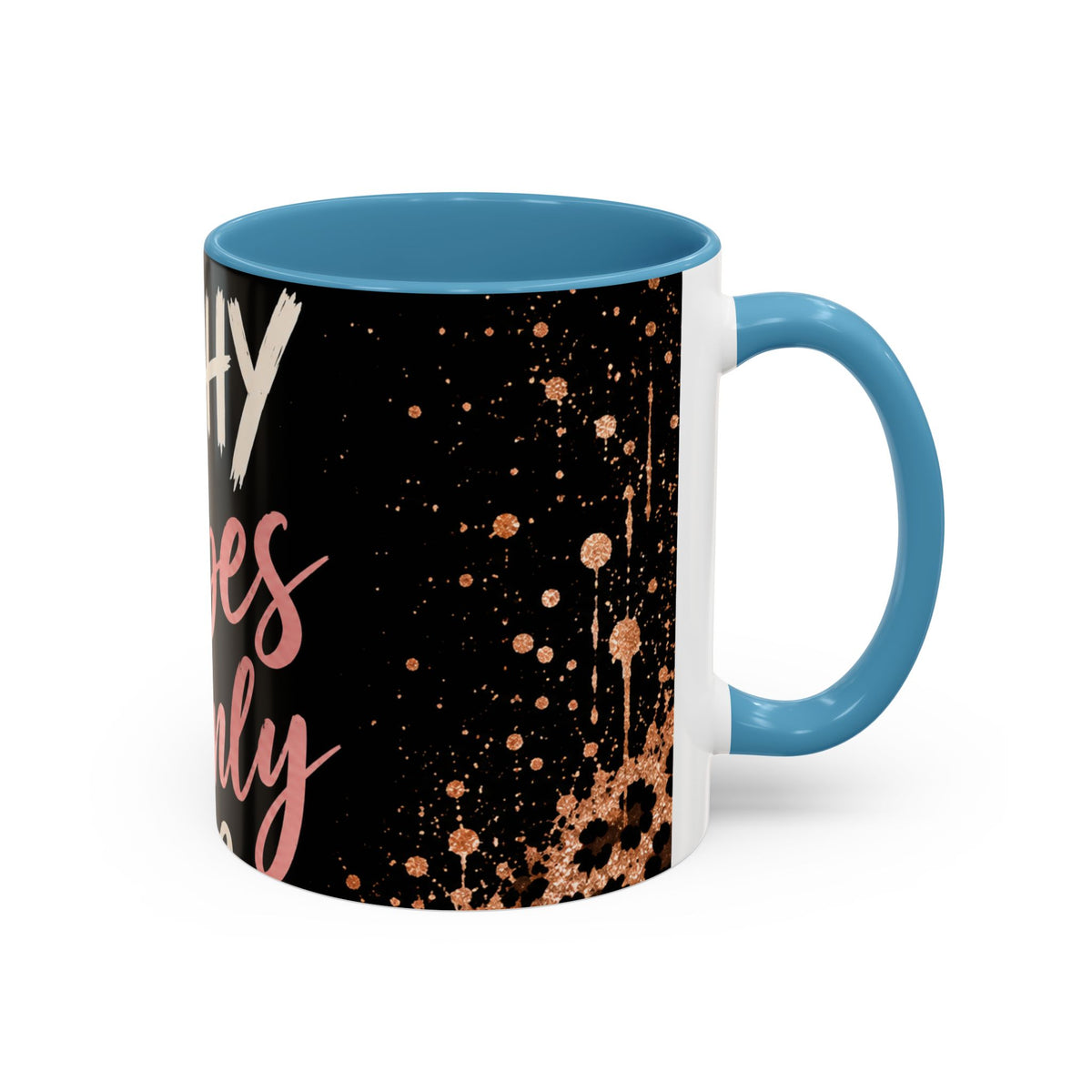 Witchy Vibes Only Accent Coffee Mug – Black Leopard Spellcaster Gift (11/15oz)