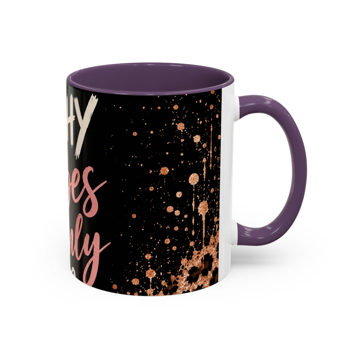 Witchy Vibes Only Accent Coffee Mug – Black Leopard Spellcaster Gift (11/15oz)