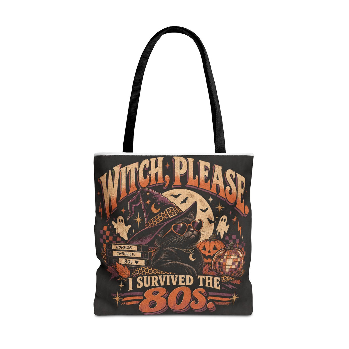 Witch, Please — 'I Survived the 80s' Halloween Tote Bag