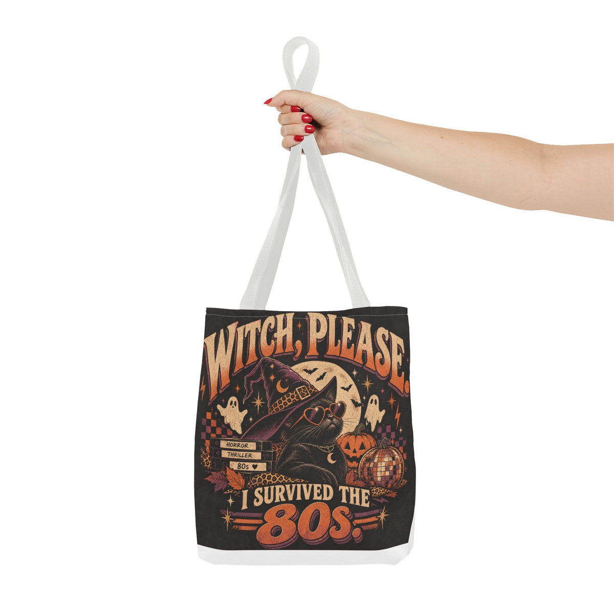 Witch, Please — 'I Survived the 80s' Halloween Tote Bag