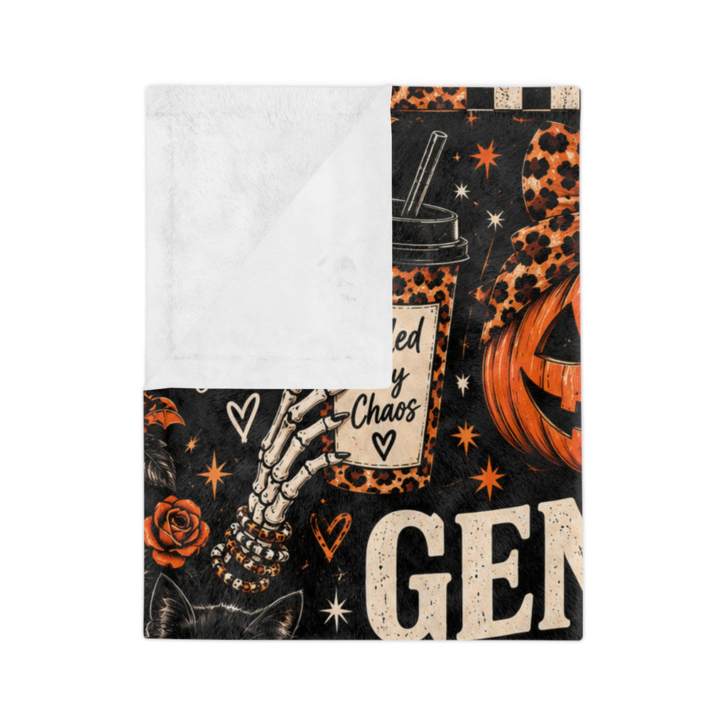Gen X Spooky Season Social Club Blanket