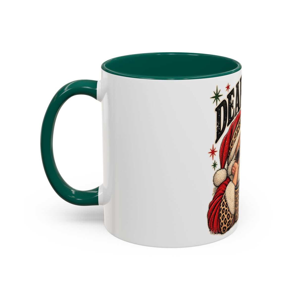 Christmas Coffee Mug - "Dear Santa, I'm Tired" Holiday Ceramic Mug (11oz/15oz)