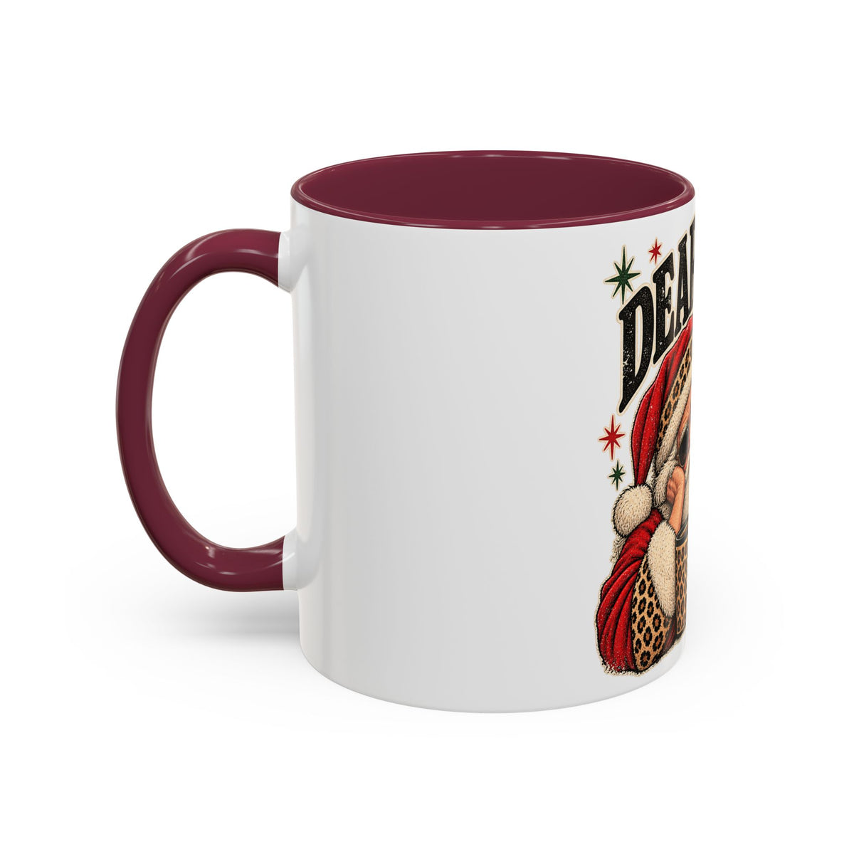 Christmas Coffee Mug - "Dear Santa, I'm Tired" Holiday Ceramic Mug (11oz/15oz)
