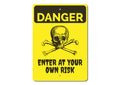 Halloween Danger Sign