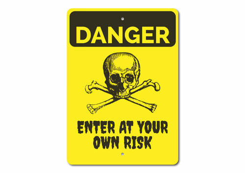 Halloween Danger Sign