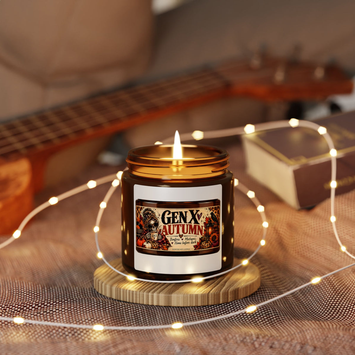 Gen X Autumn Candle Amber Jar | Scented Soy Candle