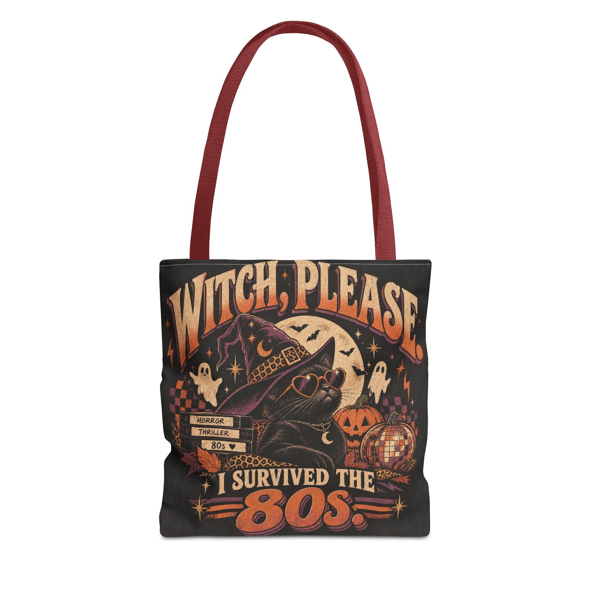 Witch, Please — 'I Survived the 80s' Halloween Tote Bag