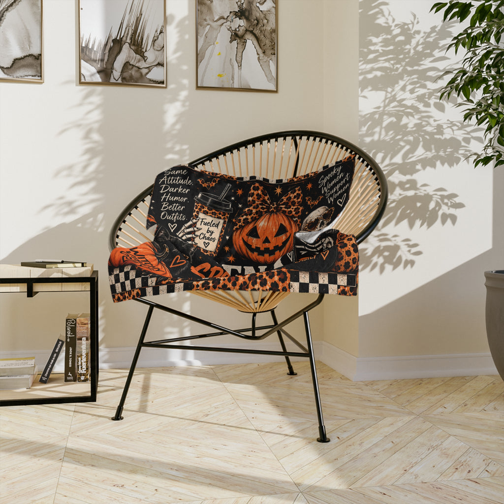 Gen X Spooky Season Social Club Blanket