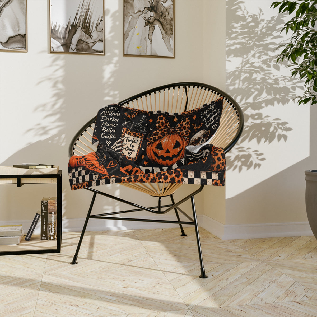 Gen X Spooky Season Social Club Blanket