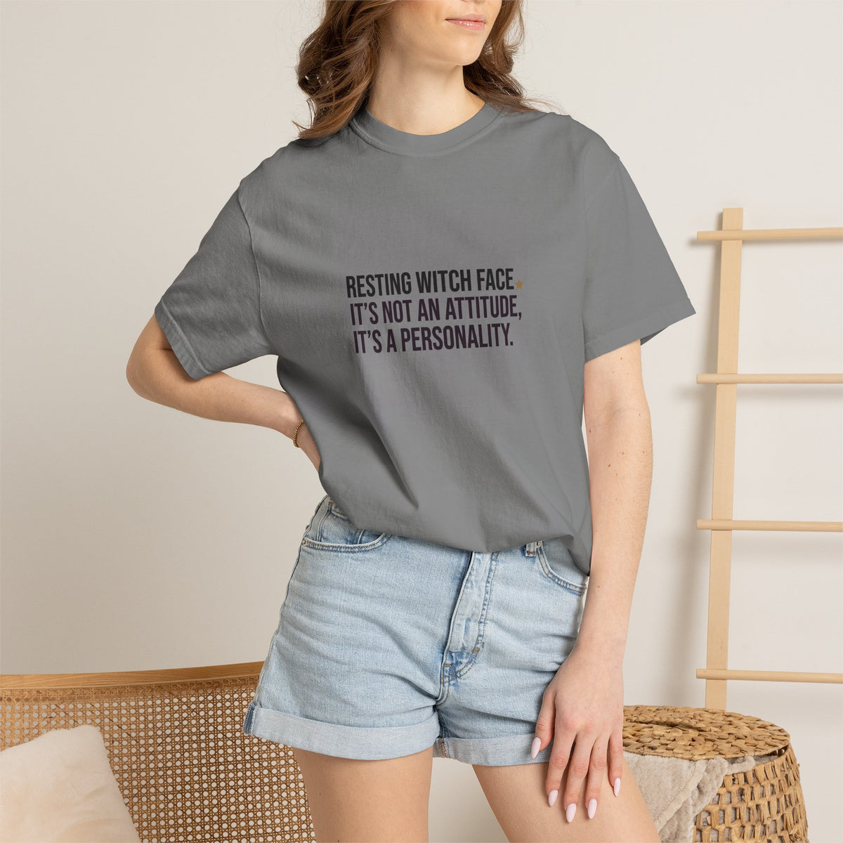 Resting Witch Face T-Shirt — "It’s Not An Attitude, It’s A Personality" Graphic Tee