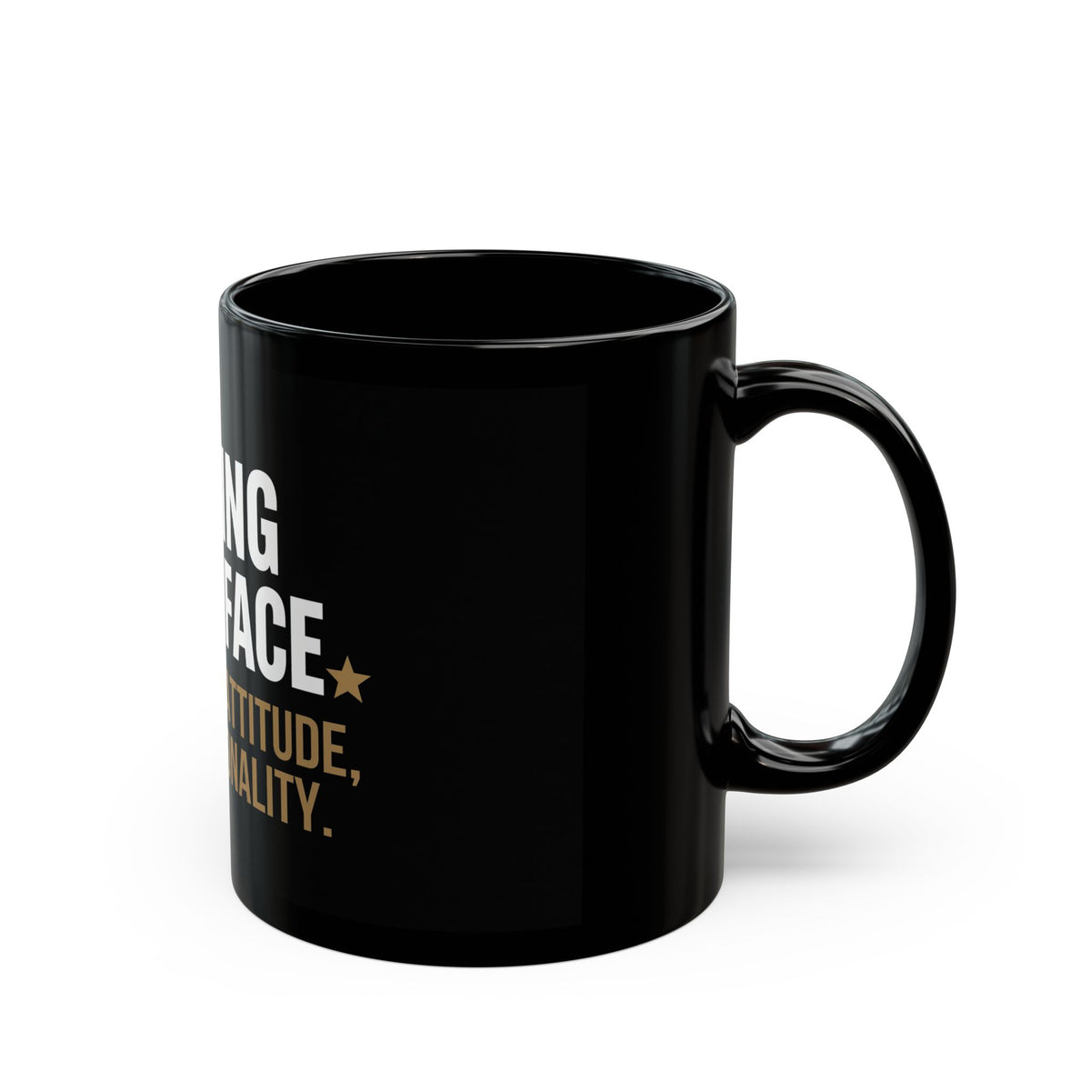Resting Witch Face Mug — Funny Witchy Coffee Cup ("It's Not an Attitude, It's a Personality")