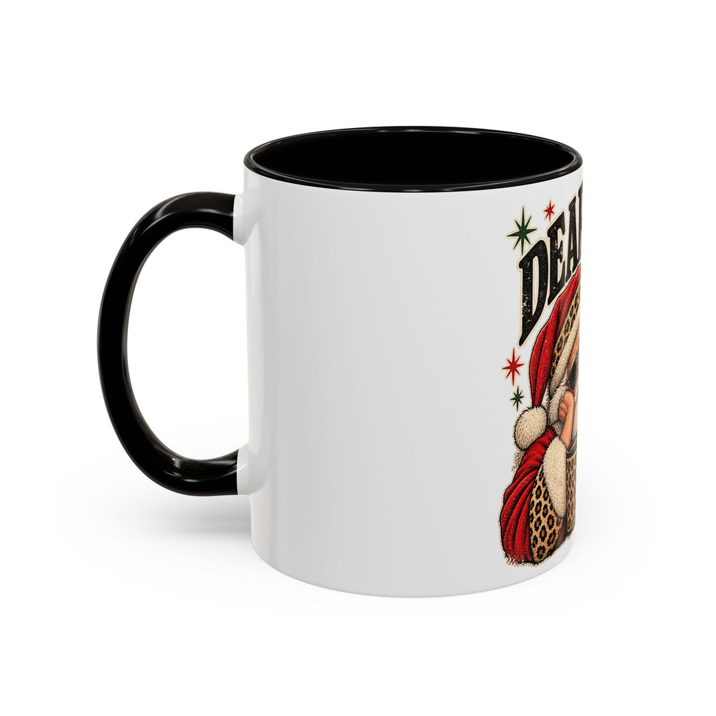 Christmas Coffee Mug - "Dear Santa, I'm Tired" Holiday Ceramic Mug (11oz/15oz)
