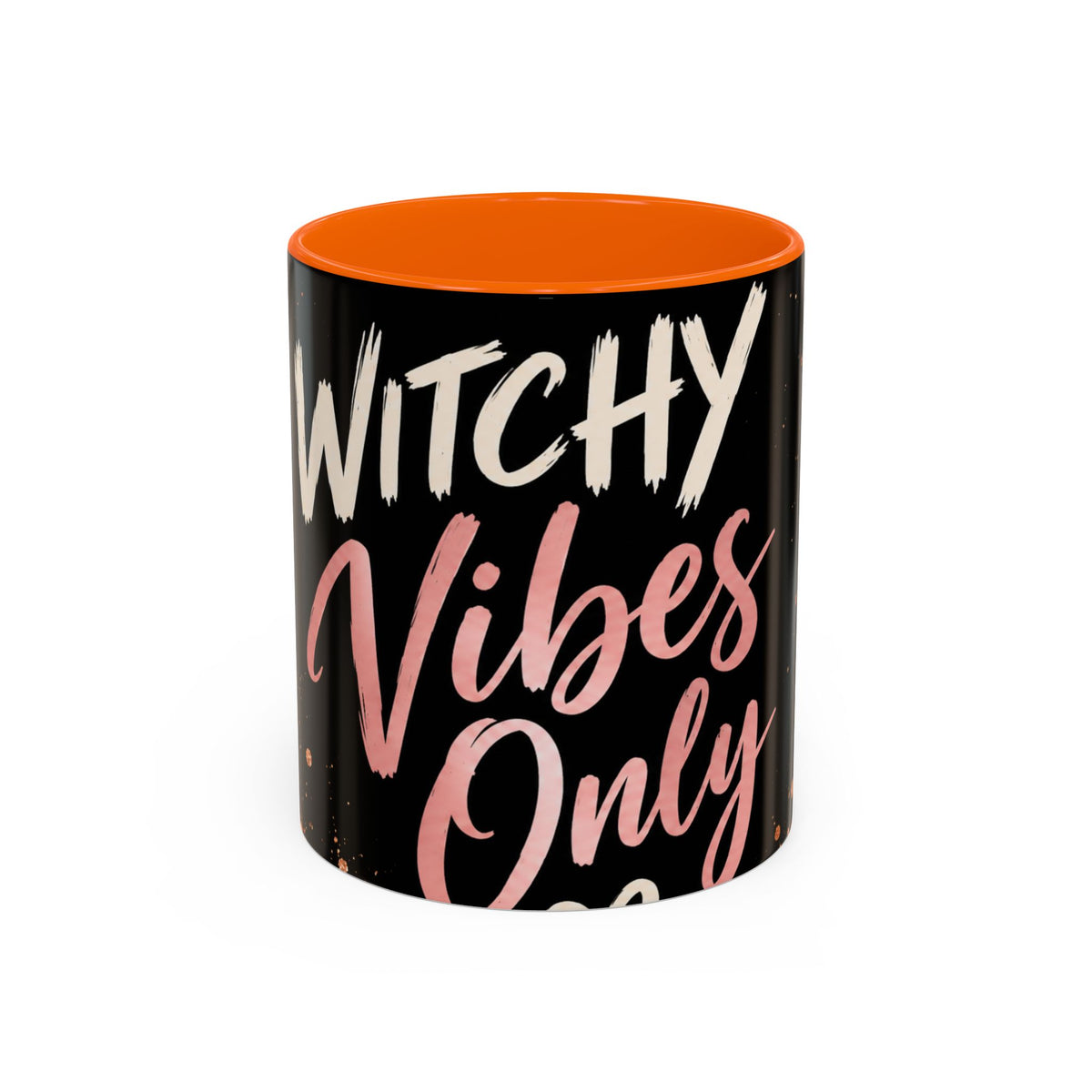Witchy Vibes Only Accent Coffee Mug – Black Leopard Spellcaster Gift (11/15oz)