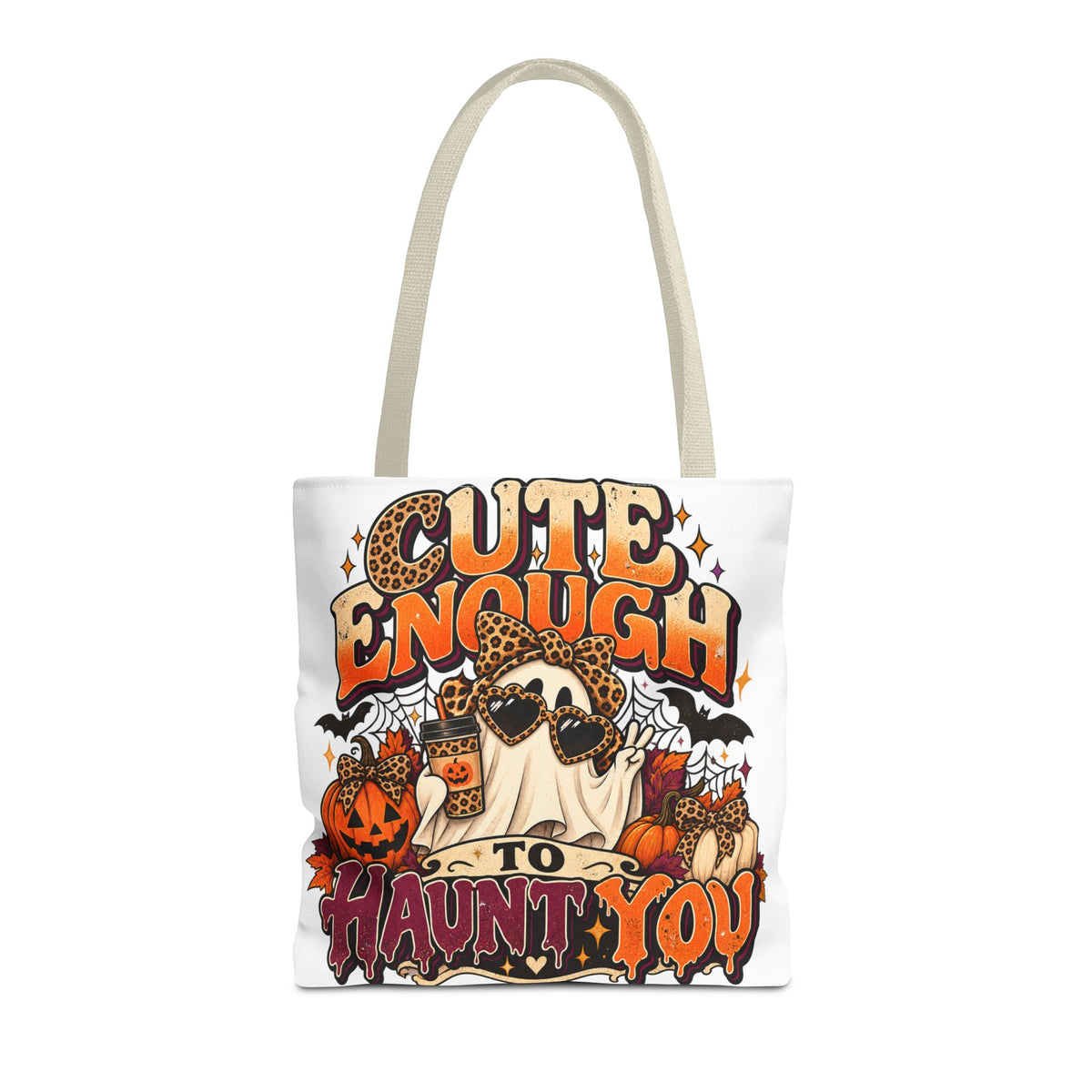 Cute Enough to Haunt You Halloween Tote Bag