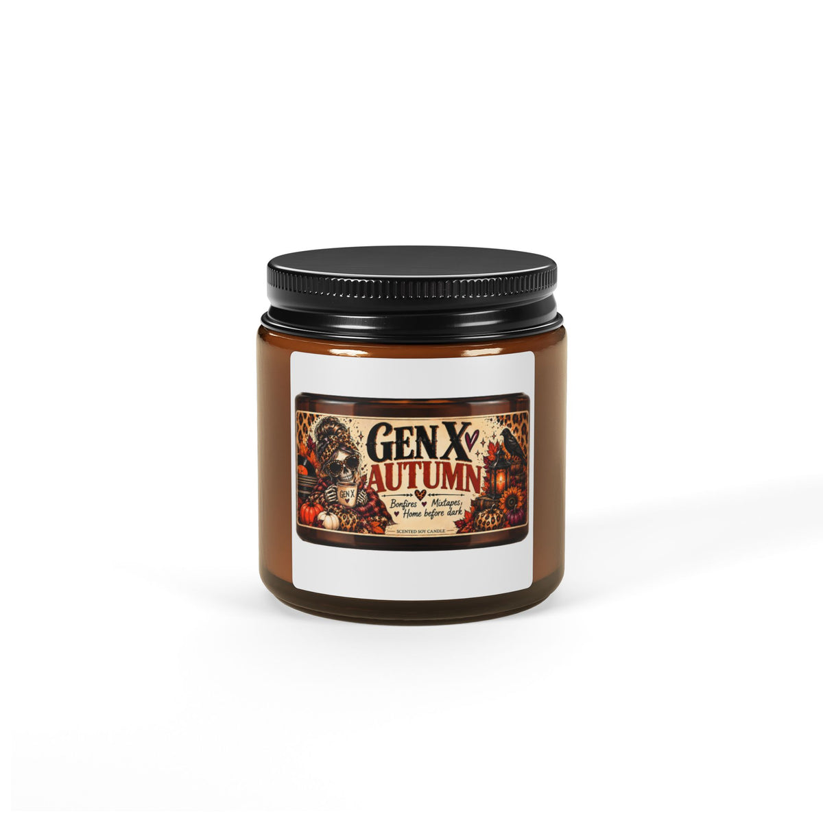 Gen X Autumn Candle Amber Jar | Scented Soy Candle