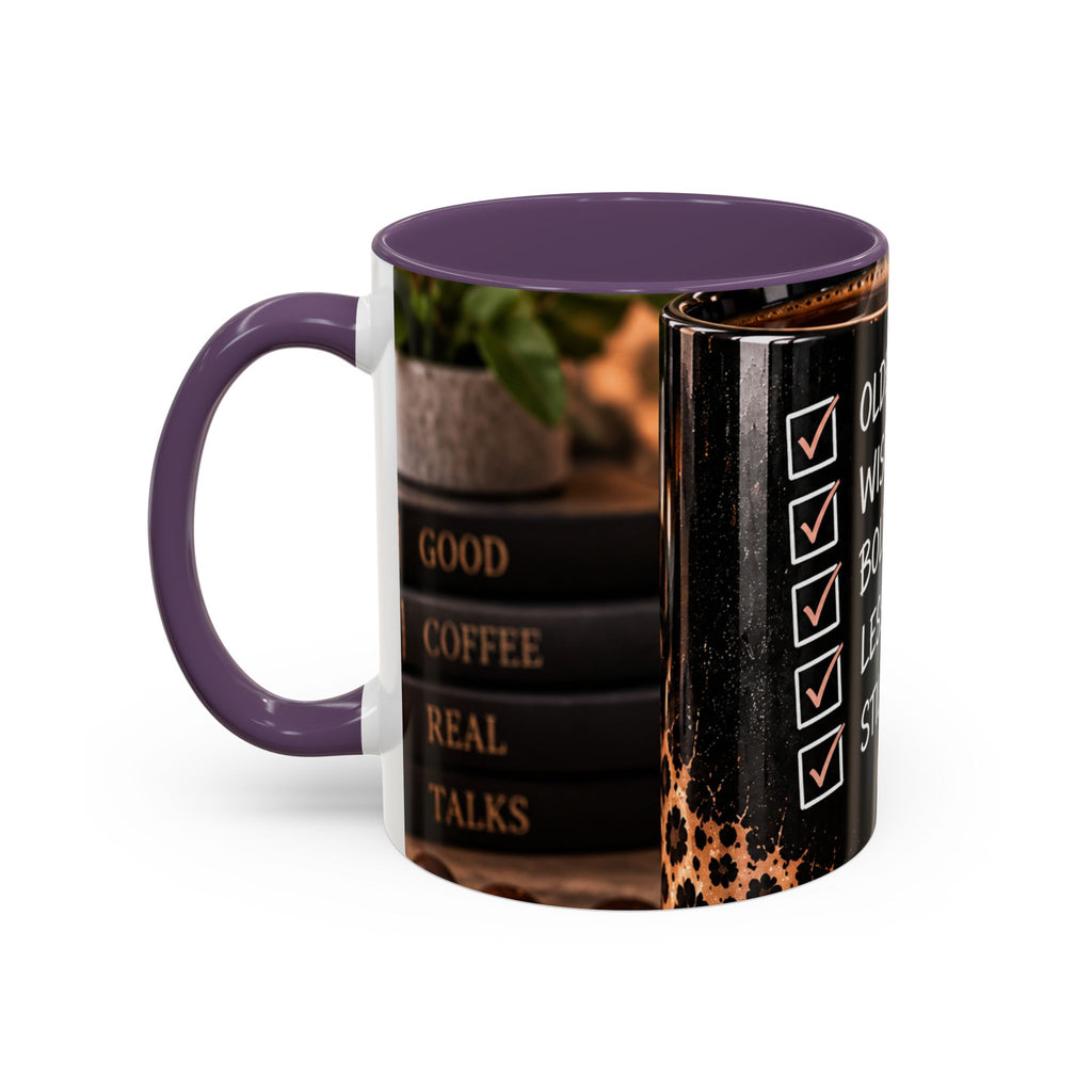 Still Thriving Coffee Mug — Older, Wiser, Bolder Leopard Accent 11/15oz