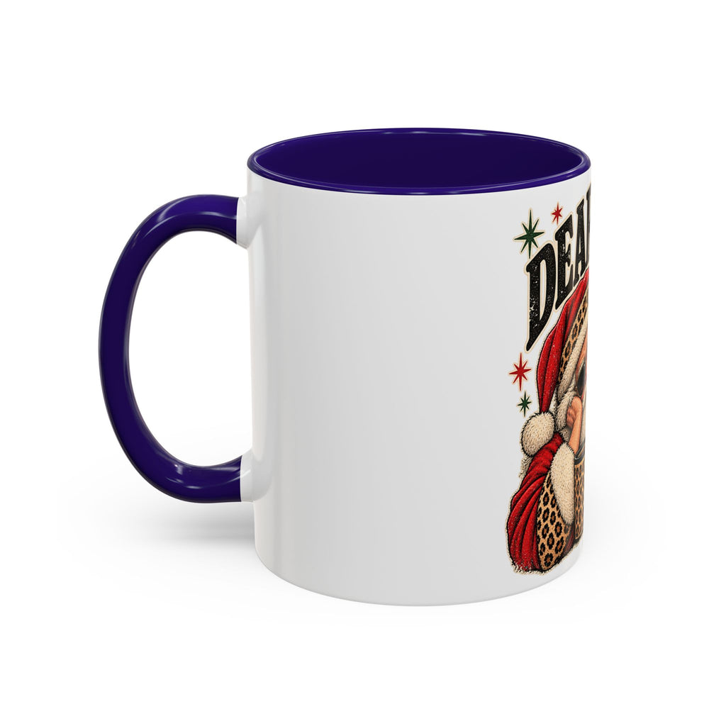 Christmas Coffee Mug - "Dear Santa, I'm Tired" Holiday Ceramic Mug (11oz/15oz)