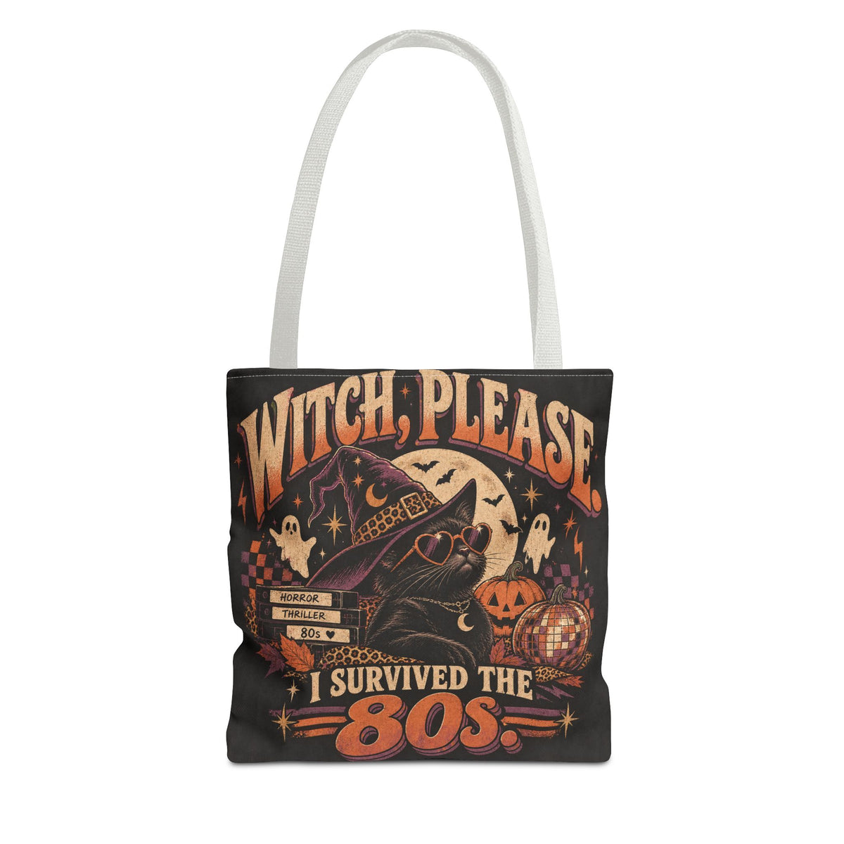 Witch, Please — 'I Survived the 80s' Halloween Tote Bag