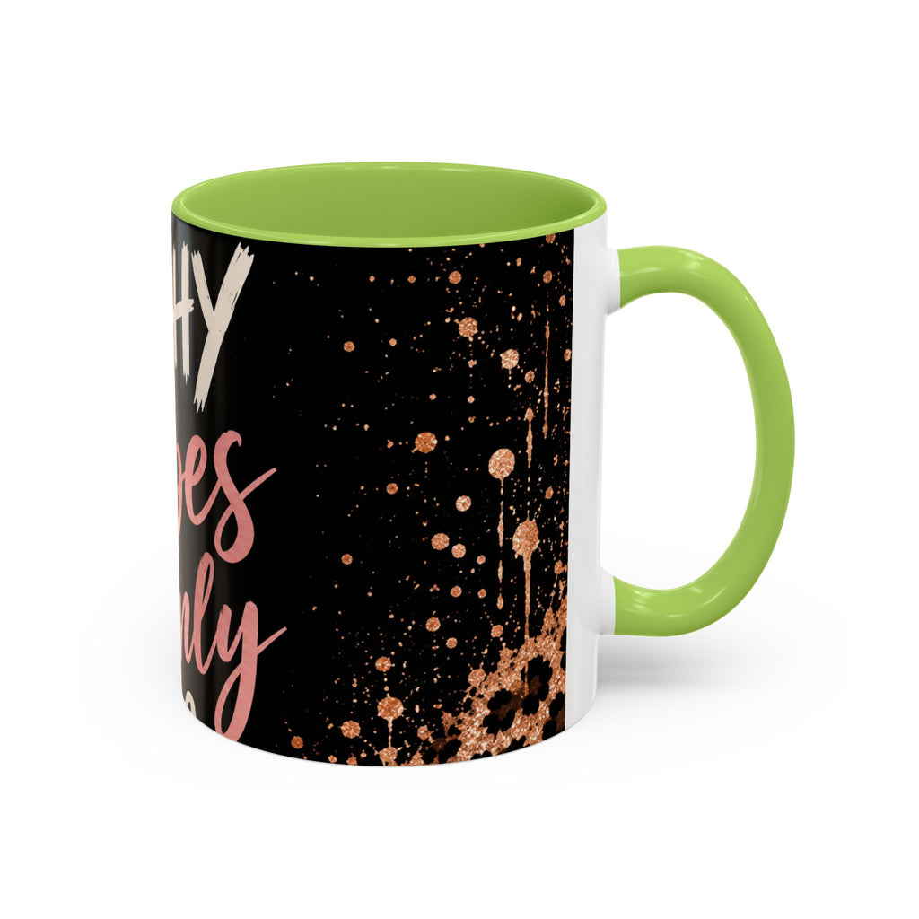 Witchy Vibes Only Accent Coffee Mug – Black Leopard Spellcaster Gift (11/15oz)