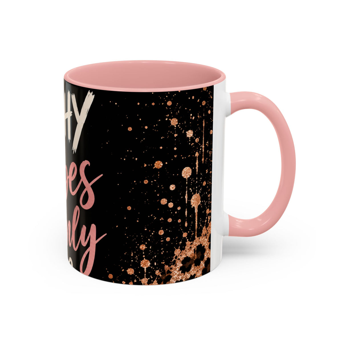 Witchy Vibes Only Accent Coffee Mug – Black Leopard Spellcaster Gift (11/15oz)