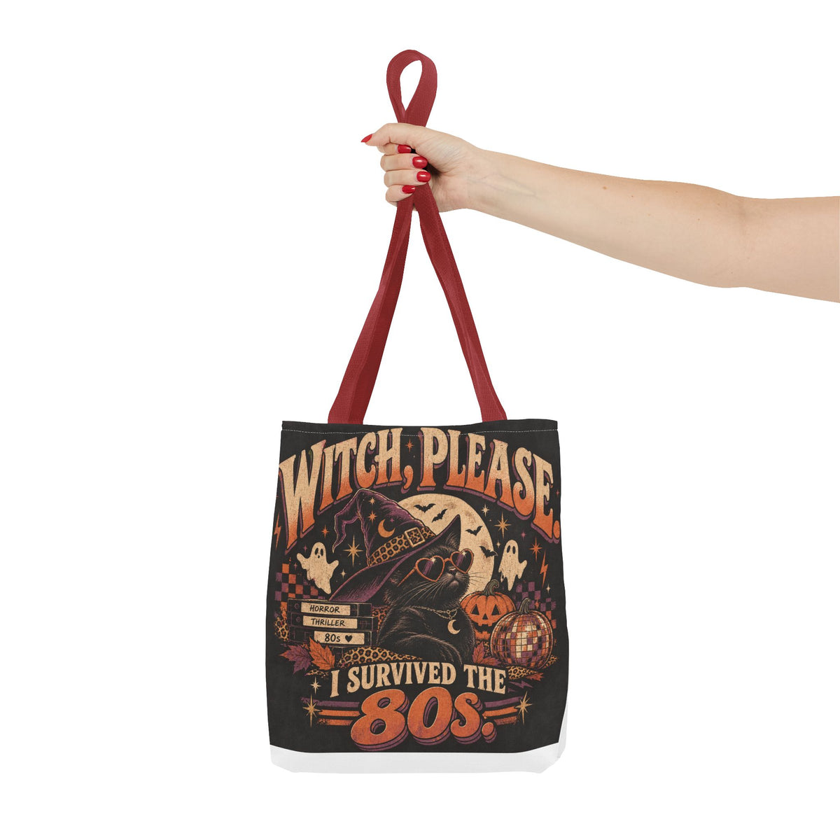 Witch, Please — 'I Survived the 80s' Halloween Tote Bag