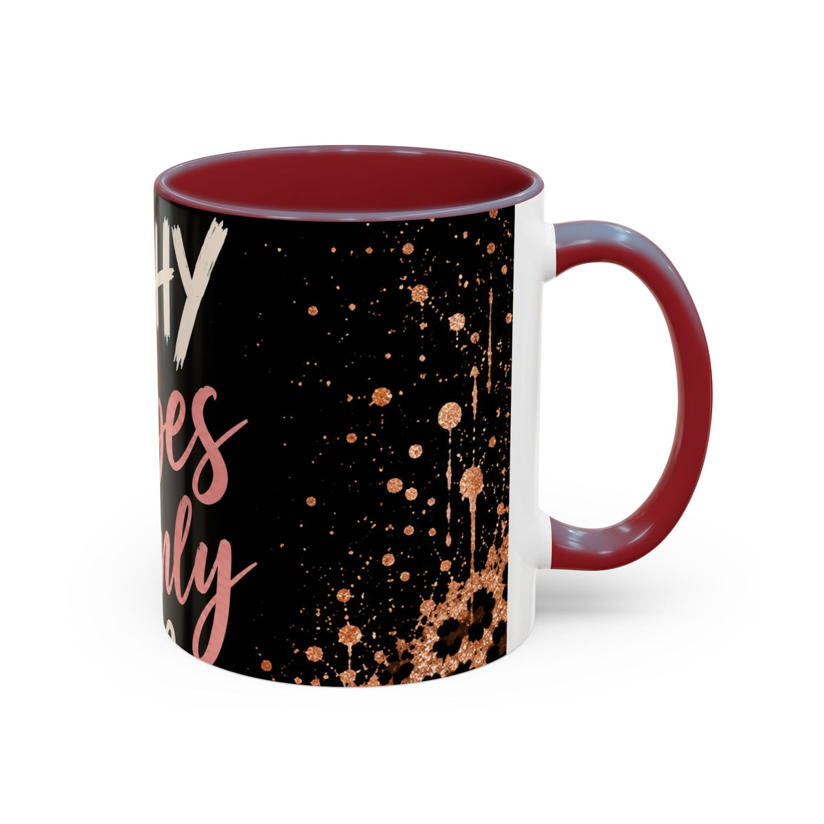 Witchy Vibes Only Accent Coffee Mug – Black Leopard Spellcaster Gift (11/15oz)