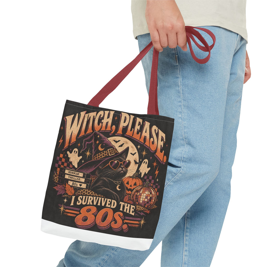 Witch, Please — 'I Survived the 80s' Halloween Tote Bag