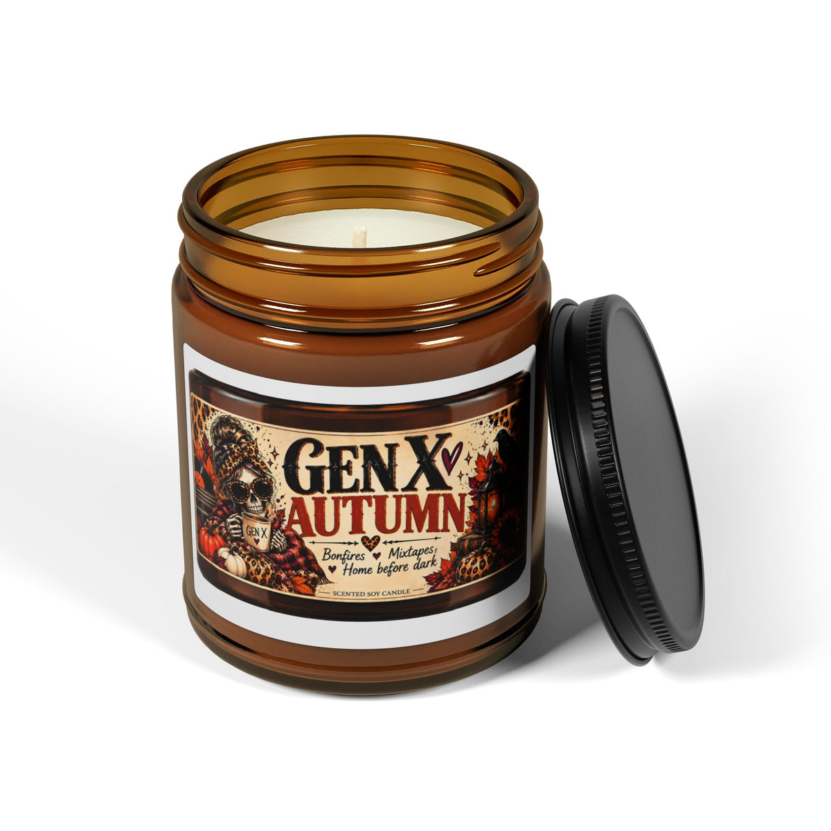 Gen X Autumn Candle Amber Jar | Scented Soy Candle