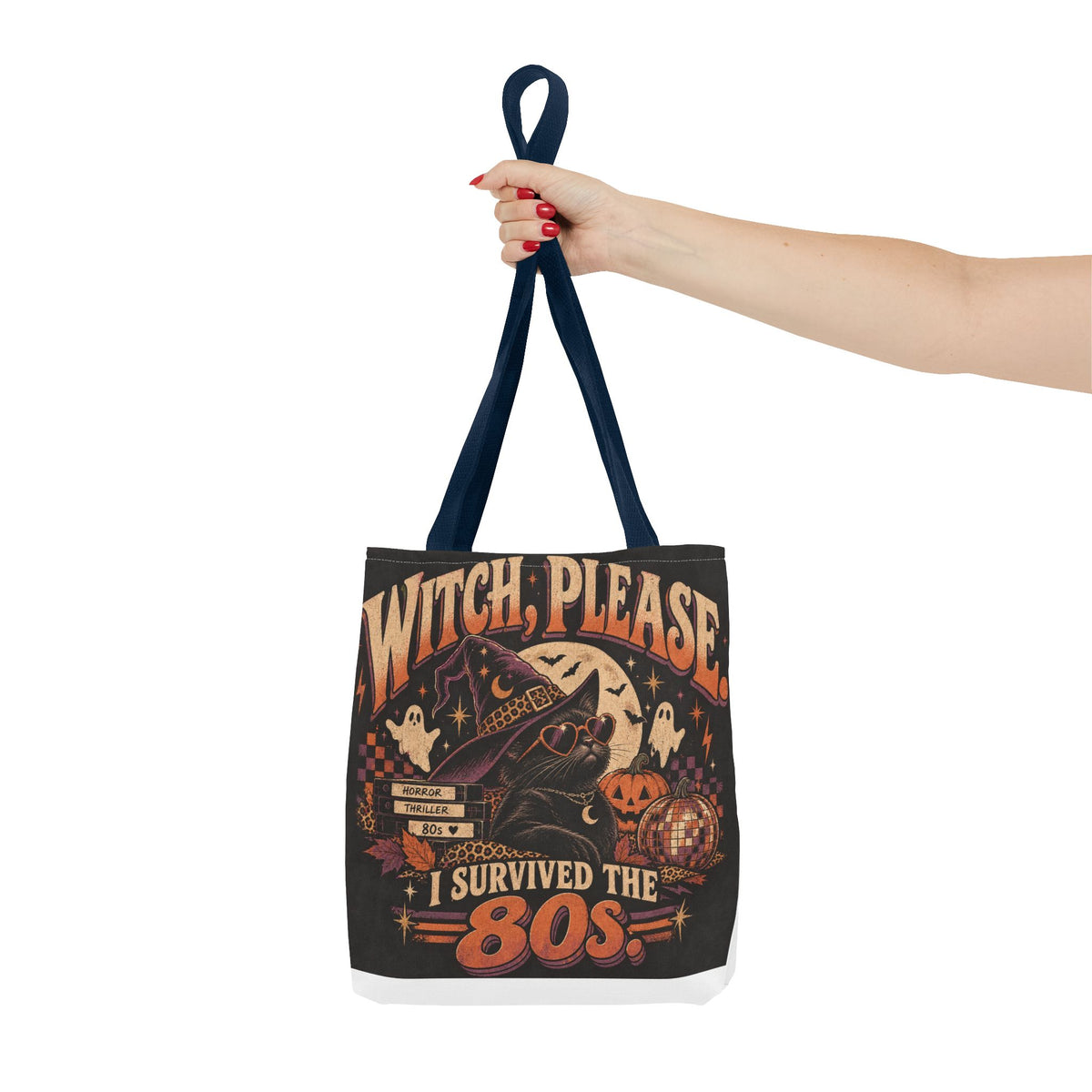 Witch, Please — 'I Survived the 80s' Halloween Tote Bag